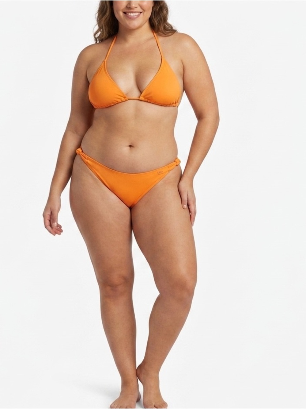 NEW Roxy Women’s Orange Triangle String Bikini - Picture 1 of 7